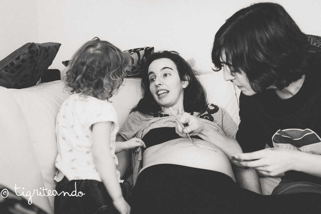 Familia y Bellypainting