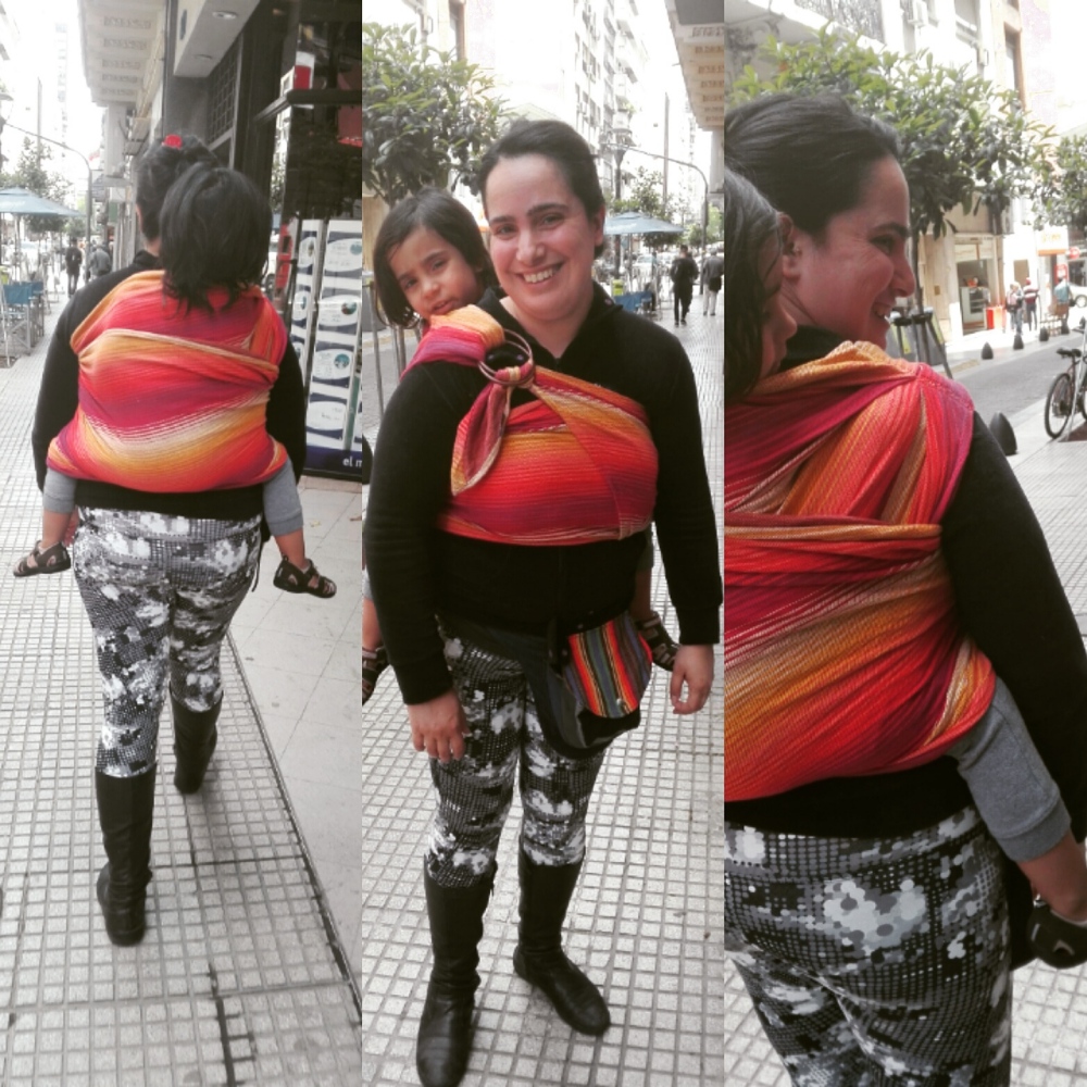 Doble hamaca rebozo con Bandolera