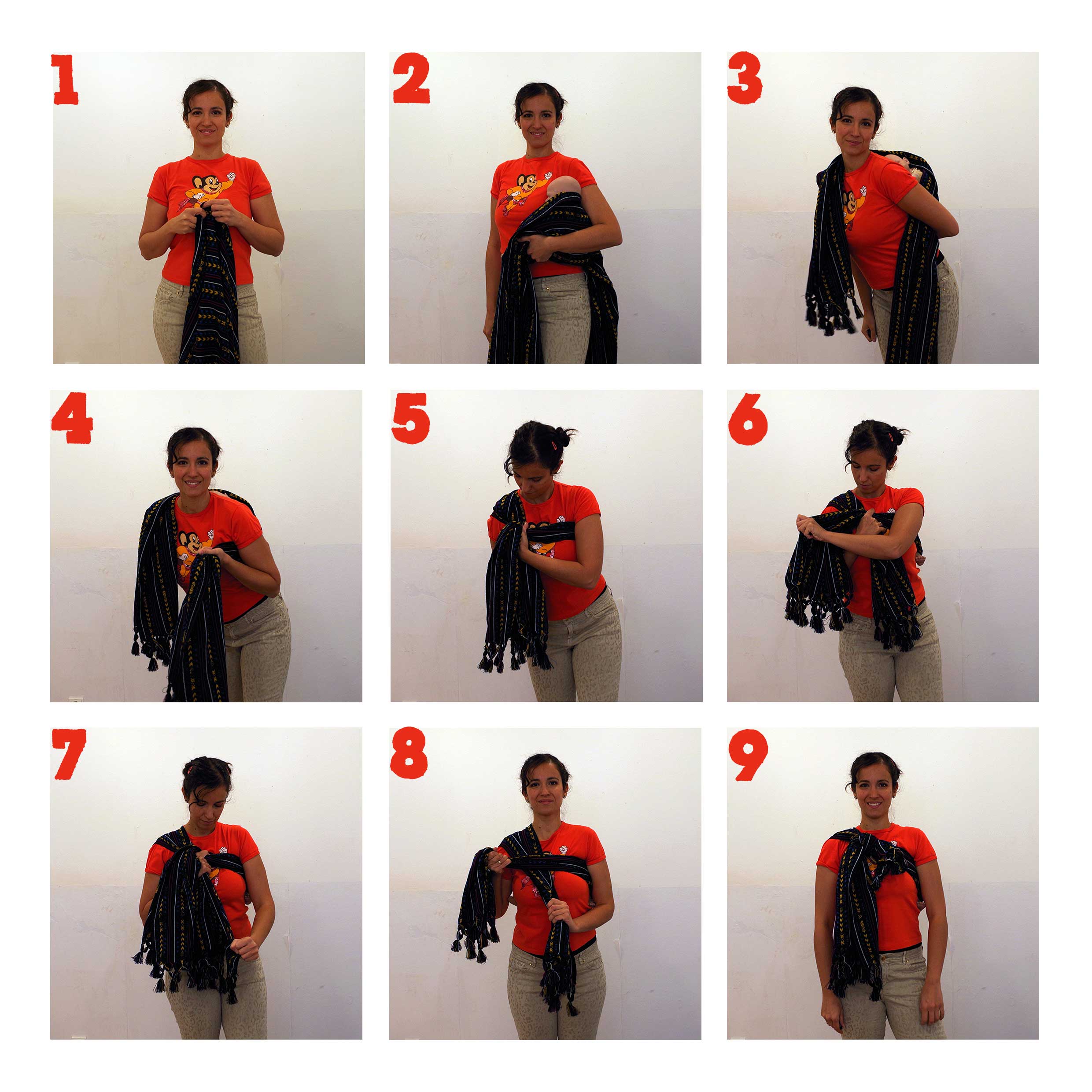 How to Rebozo back carry