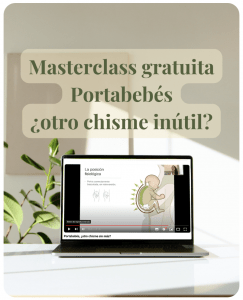 Masterclass gratuita sobre porteo y portabebés