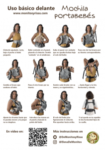 Instrucciones muy básicas para usar una mochila ergonómica